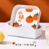 Plato para Escupir Huesos Mesa de Comedor en Casa Basura Escoria de Huesos Plato para Cenar Escritorio Creativo Lindo Lujo Accesible Fruta Xiaoshiai
