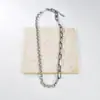 Collar con Colgante Unisex de Acero Inoxidable Estilo Urbano Cadena Doble Cadena Corta para Clavícula Disponible para Dropshipping