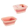 Cubo plegable para pies, para el cuidado de la salud del hogar, para lavar los pies, para masaje de pies, bañera para pies de 15 l, para baño perezoso, cubo de baño plegable