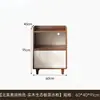 Armário de armazenamento lateral de parede integrado para casa cozinha sala de estar unidade de prateleira armário lateral armário de chá armário de louça