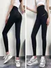 Pantalones Barbie que ciñen la cintura, pantalones que levantan los glúteos y adelgazan el abdomen, pantalones largos de primera capa para mujer, pantalones de yoga, deportivos, con botones, ajustables, pantalones largos de alta elasticidad, otoño e invierno
