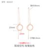 Aretes de Plata S925 Soporte Vacío Hecho a Mano diy Incrustado con Ámbar Cera de Abejas Perla Cuenta Redonda Aretes Soporte Vacío Accesorios para Mujer