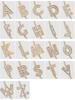 Collar de cobre con circonitas microincrustadas chapado en oro auténtico para mujer, cadena de clavícula, serie de letras mayúsculas personalizadas europeas y americanas
