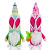 Decoraciones de Muñeco de Conejo de Pascua Transfronterizo Viejo sin Rostro Colorido Sombrero Largo Adornos de Muñeco Enano