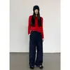 Pantalones Softshell Repelentes al Agua Nan Tao [Paseo Nocturno] para Mujer Otoño Invierno Exteriores Cortavientos Holgados Adelgazantes Casuales de Pierna Recta