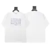 Três Etiquetas Completas, Exclusivamente para Vendas Transfronteiriças, Camiseta Masculina 100% Algodão Fio Duplo, Manga Curta, Alta Qualidade, Em Estoque