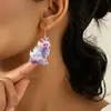 Design Original Novo Produto Transfronteiriço Brilhante Raposa Sonhadora Brincos Acrílicos 2D Exquisitos Fofos Brincos de Raposa