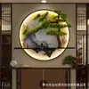 Nova luminária de parede estilo chinês sala de estar bem-vindo pinho pintura decorativa minimalista moderno fundo de sofá parede sala de chá mural luminárias