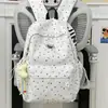 Mochila Casual Transfronteiriça para Alunos do Ensino Fundamental II e Médio, Estilo Nicho Moderno para Meninas, Mochila de Grande Capacidade para Estudantes Universitários, Mochila Leve para Viagem