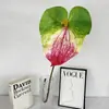 Buquê Simulada de Antúrio Vermelho em Seda Artificial com Toque de Luxo para Salões de Casamento, Decoração de Sala de Estar, Arranjos Florais e Flores Plásticas