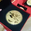 Beige Agua Moneda de Oro Princesa Por Favor Hazte Rica Moneda de Oro Mamá Te Quiero 50Mg Moneda de Oro Regalo del Día de la Madre