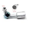 Conector de Manguera de Aire Acondicionado Automotriz 3 4 5 134 Ordinario O Conector de Manguera de Puerto con Conector de Funda de Aluminio Curva Recta