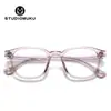 STUDIOMUKU gafas frescas de madera moda famosa en internet transfronteriza montura de gafas redonda transparente montura de gafas lisa para todo