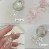 Rojo Neto Nuevo Material de Pieza de Concha para Arte de Uñas de Acetato Material de Adorno Versátil de Concha Iridiscente Aurora para Arte de Uñas