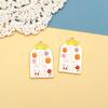 Cientos de Accesorios para Joyería DIY, Dijes Colgantes de Bendición Estilo Chino con Aceite de Aleación, Materiales Hechos a Mano
