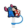 Tapa de Popote con Personaje de Dibujo Animado Tapa para Popote Tapón de Polvo de Silicona Decoración de Popote de Fiesta Anime Producto Transfronterizo