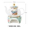 Conjunto de café de porcelana de osso de alta qualidade xícara e pires prato de lanche de leite pote de açúcar bandeja de panela de cerâmica peças soltas de cerâmica tarde flor de chá conjunto