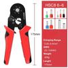 Fornecimento Transfronteiriço Hsc8 6-4A Terminal Tubular Hsc8 6-6A Alicate de Crimpar Ve Terminal Tubular Hsc12 16-6