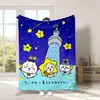 Manta da Série Super Fofa Ikawa Antiga Manta com Foto Personalizada Atacado Uau Amazon Transfronteiriça Olá Produção Ikawa