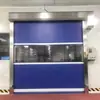Puerta Rápida Industrial de PVC Personalizada a Prueba de Viento Automática Ajustable Puerta Enrollable a Prueba de Polvo Taller Acumulación Puerta Enrollable de PVC