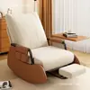 Silla Mecedora Reclinable para Descanso de Almuerzo Silla Puff Silla Mecedora Balcón Individual Adulto Hogar Ocio Silla Perezosa Puede Dormir