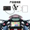 Pantalla de Navegación para Motocicleta de 5 Pulgadas Carplay Inalámbrico Portátil HD Impermeable Dispositivo de Navegación para Motocicleta