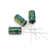 Fábrica atacado PET de alta frequência baixa impedância plug-in capacitor 25V220UF/100UF8*12 capacitor eletrolítico de alumínio