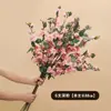 Flores Artificiais de Camélia Selvagem Flores Falsas Enfeites Decorativos Casa Sala de Estar Mesa de Jantar Buquê de Flores Secas Sentido de Alto Nível Decoração para Fotografia