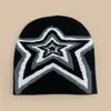 Gorro de Punto Jacquard con Corazones y Estrellas Multicolor para Hombre y Mujer, Cálido Estilo Europeo y Americano Casual Personalidad Gorro para el Frío Gorro de Tejer al Hilo Venta al por Mayor