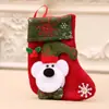 Meias de Natal, Sacos de Presente de Natal, Pingentes de Meias Pequenas de Natal, Enfeites para Árvore de Natal, Sacos de Decoração
