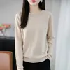 2026 Novo Tricô Crochê de Fio Grosso com Gola Redonda para Mulheres, Suéter Solto com Temperamento Casual Camada Base