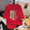 Inventário de fábrica de verão 2 yuan 3 yuan roupas comércio exterior tamanho grande feminino atacado camiseta de manga curta feminina coreana mercadorias de banca