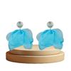 2025 Super Hada ~ Azul Suave Diseño de Nicho Estilo Resort Costero Pendientes para Mujer Pendientes de Lujo Ligero de Alta Calidad