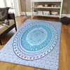Temu SHEIN Felpudo Mandala Flor de Anacardo Felpudo Decorativo Felpudo con Impresión Digital JIT
