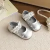Zapatos de Cuero para Niños 2026 Primavera y Otoño Estilo Nuevo Zapatos de Encaje para Niñas Zapatos de Suela Suave para Bebé Zapatos de Moda Antideslizantes