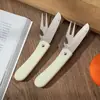 Conjunto de facas de fruta Chunmei 8430 em aço inoxidável, descascador de melão e frutas, faca para frutas e vegetais, faca de fruta portátil para casa e dormitório
