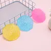 Nova Escova de Massagem para a Cabeça Pente de Shampoo de Renda Colorida para Casa Limpeza Diária do Couro Cabeludo Escova de Massagem Pente de Shampoo