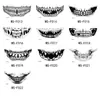 Tatuagem de Boca para Halloween Adesivo de Ferida Simulada Cicatriz Falsa à Prova d'Água Adereços Faciais Maquiagem de Terror Styling DIY