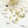 Acessórios para Joias DIY Coreano Ouro Real 14k Platina Mini Fecho Único para Pendurar Acessórios para Colar Pulseira Fivela de Joia 4mm