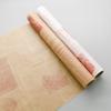 Rollo Pequeño de Papel de Silicona Papel para Hornear Grado Alimenticio Papel Almohadilla a Prueba de Aceite Marrón Impresión en Inglés Horno Papel Antiadherente Tarta de Huevo