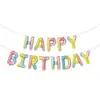 Globo de Película de Aluminio con Letras de Feliz Cumpleaños de 16 pulgadas Set de Feliz Cumpleaños Globo Decoración para Fiesta de Cumpleaños