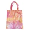 Kit de material DIY tie-dye tinta tie-dye para jardim de infância bolsa de lona tie-dye para crianças elástico de cabelo chapéu conjunto de ferramentas