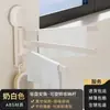 Ermo Portatoallas Giratorio con Ventosa para Baño Sin Taladro Múltiples Barras Plegable para Esquina Barra para Colgar Toallas Estante de Almacenamiento