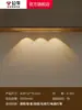 Fita de luz com sensor de corpo humano, recarregável, para guarda-roupa, adega, sapateira, magnética sem fio autoadesiva, para porta de entrada, fita de luz pequena em forma de colina, Pequim