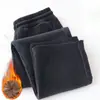Pantalones de Chándal de Pana Gruesa con Felpa de Invierno para Hombre, Pantalones Largos Sueltos, Moda Pierna Recta, Cintura Elástica, Pantalones Deportivos Casuales para Hombre