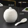 Olla de Cerámica para Estofado, Estofado Impermeable, Venta Directa de Fábrica Comercial Doméstica Venta al por Mayor Olla de Barro Olla para Sopa y Estofado, Olla Pequeña para Estofado para Una Persona, Olla para Sopa