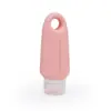 Frasco dosador de líquido, embalagem portátil para viagem, frasco de amostra de shampoo e gel de banho, frasco dosador de loção, frasco de armazenamento de silicone
