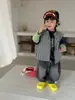 Chaqueta Chaleco de Cuadros para Niños Otoño 2026 Nuevo Estilo Coreano Ropa para Niños Conjunto de Jeans para Niños Ropa de Otoño para Bebés Niños