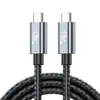 Cable de Datos USB4 Compatible con Thunderbolt 3 y Thunderbolt 4, Cable de Par Trenzado, Alta Velocidad de 40 Gb, Audio 8K60Hz, Cable de Carga Rápida PD240W