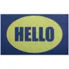 Alfombra de Piso Moderna Simple de Bucle de Seda para Uso Doméstico, Felpudo de PVC para Puerta de Entrada, Felpudo Raspador de Barro Personalizable, En Stock al por Mayor